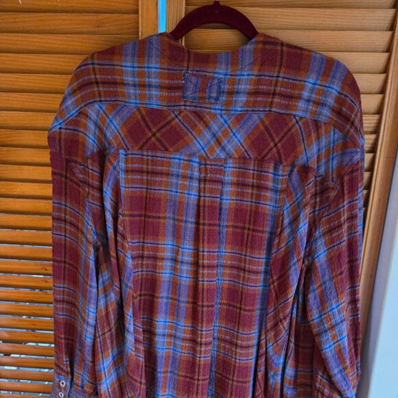 Free People Plaid Shirt - Picture 2 of 4